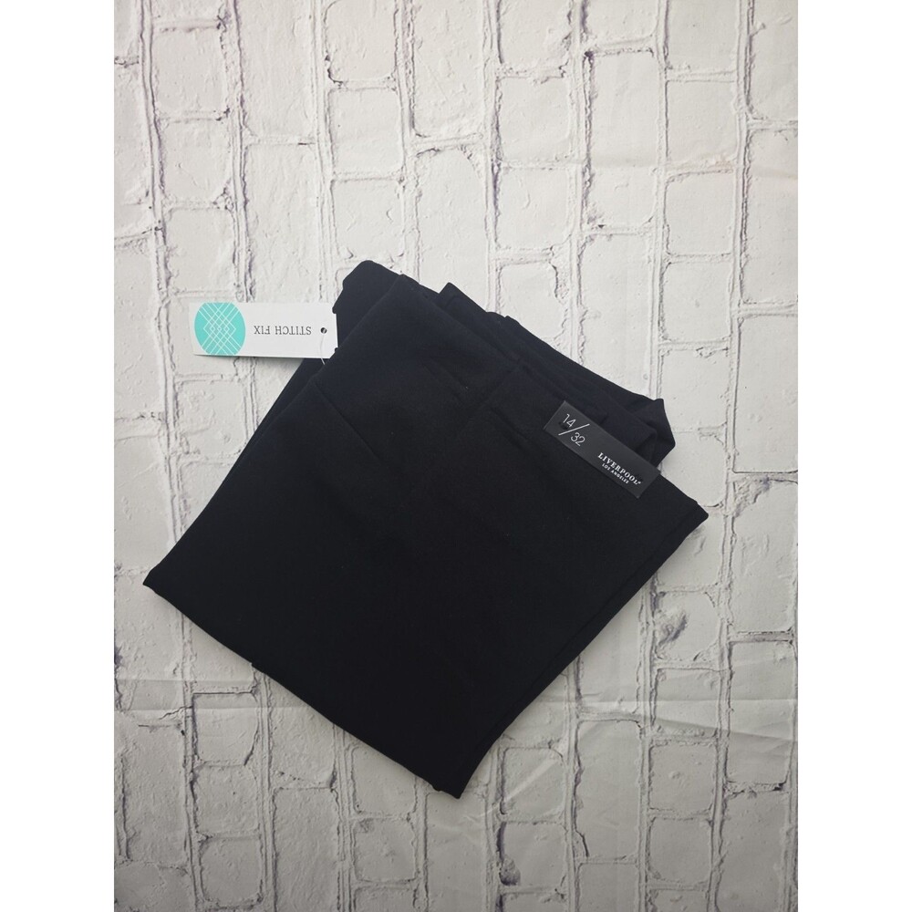 Liverpool Women's Sz 14/32 Black Madonna Ponte Knit Leggings
